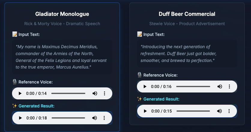Real-Time Speech Generation
